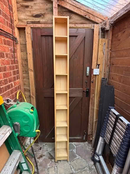 Photo of free Tall Ikea CD / DVD shelving (Ruddington) #1
