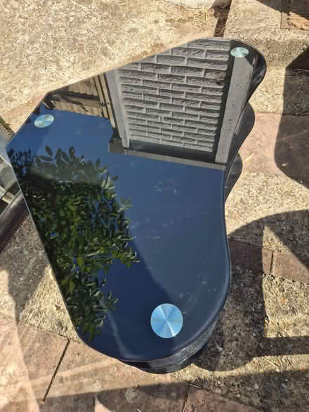 Photo of free Black Glass TV Corner Stand (Croham CR2) #4