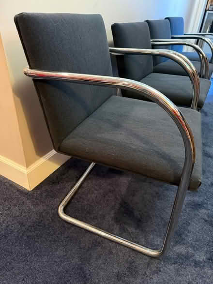 Photo of free 4 Blue Office Chairs (Vienna) #2