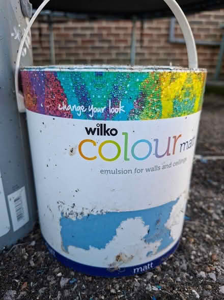 Photo of free Light blue paint, Old Woking (Woking, GU22) #1