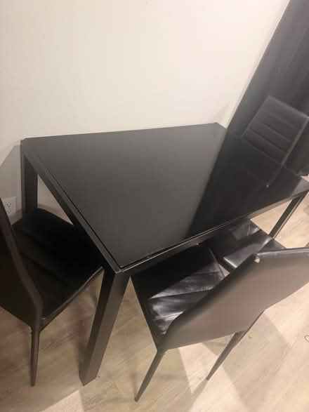 Photo of free Black table glass top (Auburn wa) #1