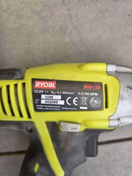 Photo of free Ryobi 12v tools (Brentwood CM13) #4