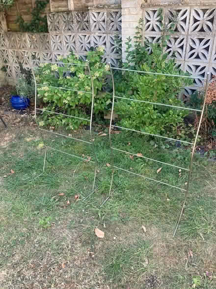 Photo of free 2 metal freestanding towel rails (Loughton IG10) #1