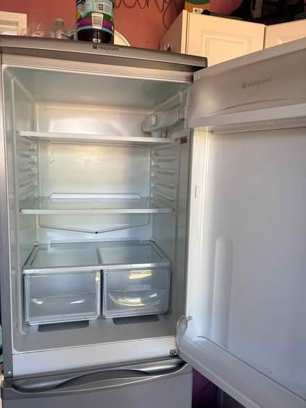 Photo of free Silver fridge freezer (Nassington PE8) #2