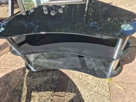 Photo of free Black Glass TV Corner Stand (Croham CR2) #3