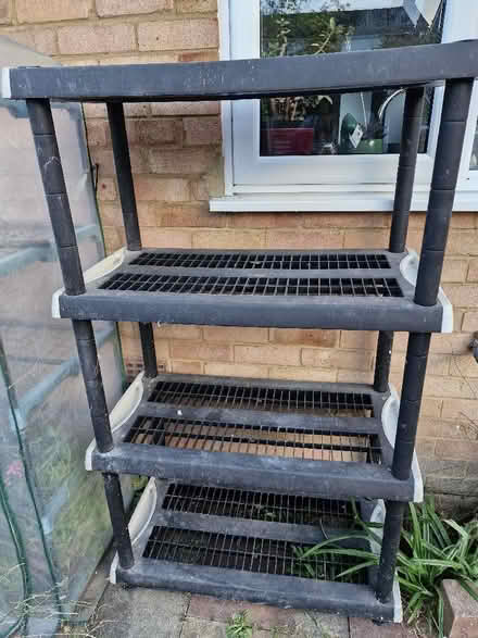 Photo of free Plastic shelf unit (Chells SG2) #1