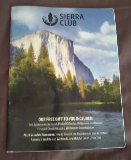 Photo of free Sierra Club Notes Booklet (Oakland) #1