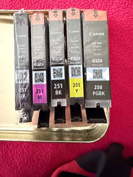 Photo of free Canon 251 printer ink cartridges (Oakland near lake Merritt) #1