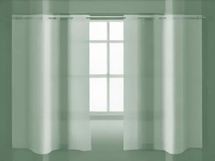 Photo of Pair of Lined Eyelet Curtains – Large (Slough SL2) #1