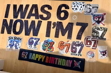 Photo of free New Boys 7year old Birthday Decoration Set. (Ashburton SE25) #1