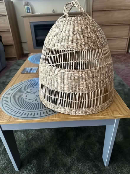 Photo of free Ikea basket ceiling lampshade (Milton OX14) #1