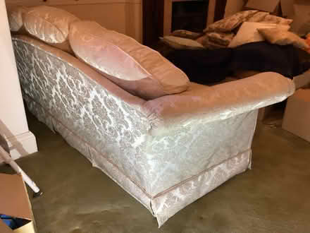 Photo of free Comfy sofa in cream/light oatmeal (Surbiton KT6) #3