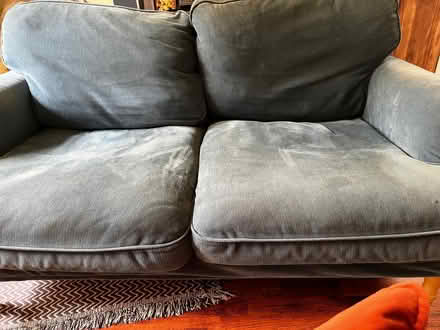 Photo of free Two seater blue sofa (Tollcross EH3) #2
