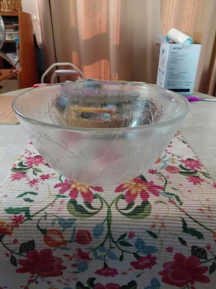 Photo of free Nice big glass bowl (Rowner PO13) #1