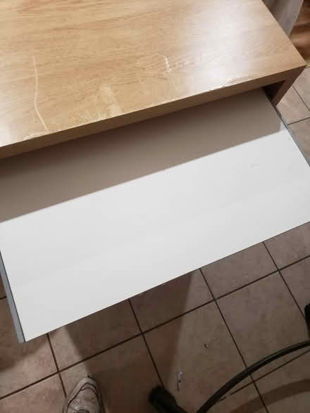 Photo of free Computer desk, side table (Downtown Bartlett) #2