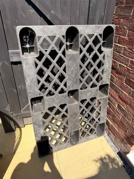 Photo of free Heavy duty plastic pallet collection heathy wood Copthorne (Copthorne RH10) #1