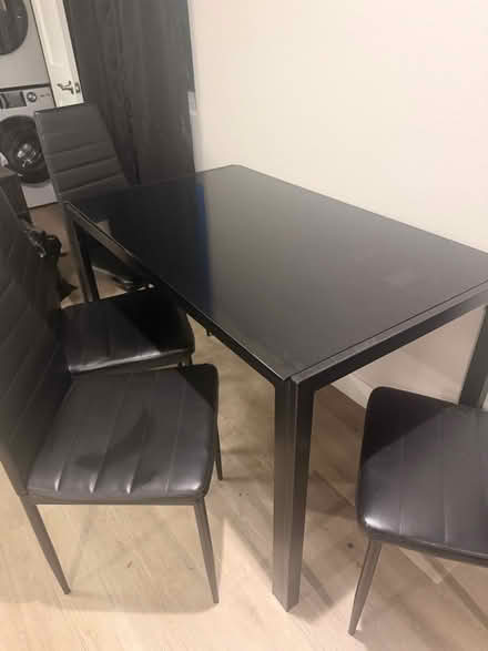 Photo of free Black table glass top (Auburn wa) #3
