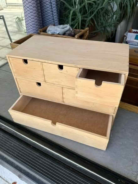 Photo of free Small Ikea wood storage chest (Norham Manor OX2) #1