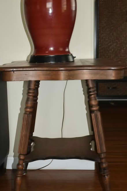 Photo of free Antique End Table (3231 Vineyard Ave) #1