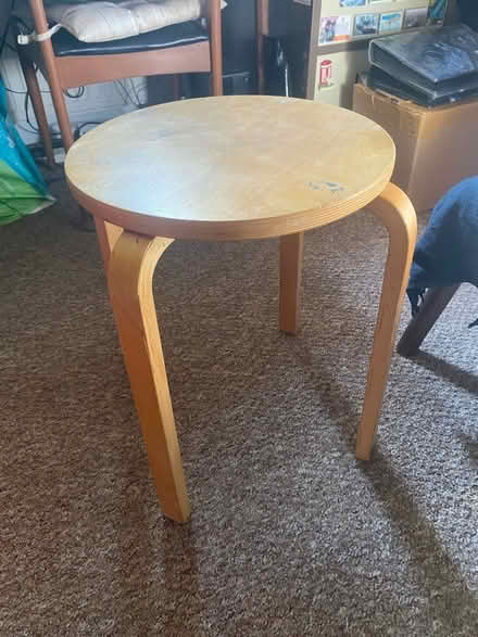Photo of free Wooden utility stool (Barnard's Green WR14) #1
