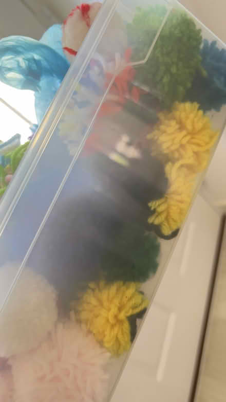Photo of free Small bag of wool pom pom (TN27, Headcorn) #3