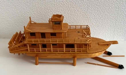Photo of free A Model Steamship Made From Matchsticks (West Derby L12) #1