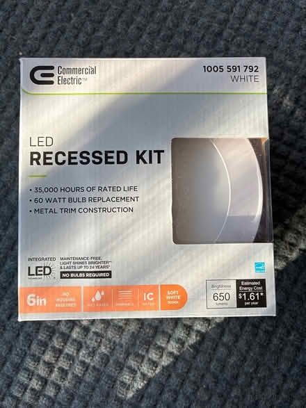 Photo of free Two new recessed 6” LED can lights (Downtown) #1