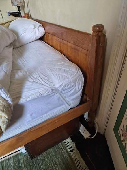 Photo of free Pine double bed, frame only (Central Lancaster LA1) #2