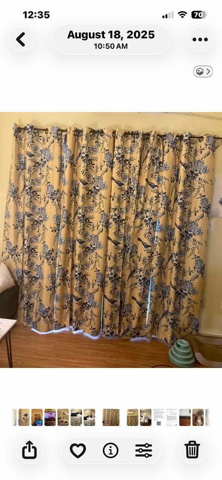 Photo of free Yellow Bird curtains (Set of 4 ) (Scaggsville) #2