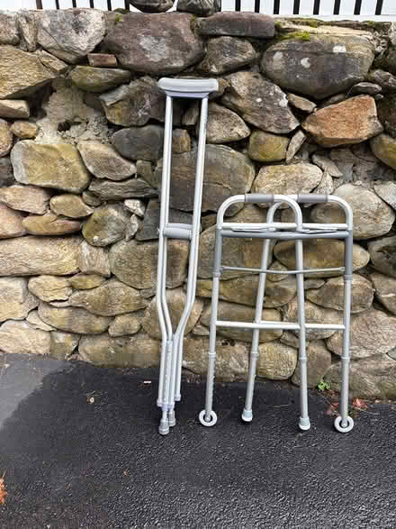 Photo of free Crutches and walkers (Off Lexington st in Waltham) #1