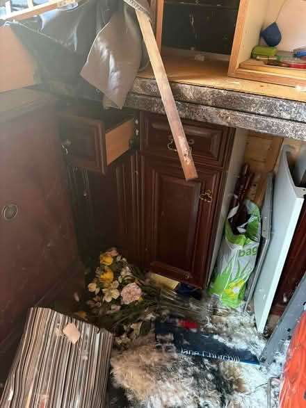 Photo of free Antique cupboards (2) (SW18 4QZ) #1