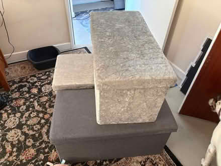 Photo of free 3 x large ottoman’s (TA1 5) #3