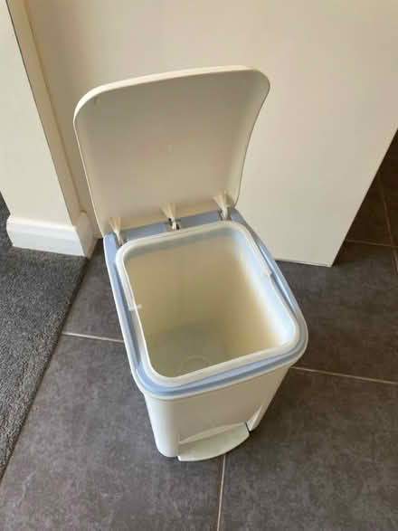 Photo of free Small white Pedal bin (The Fairway, Midhurst GU29) #2