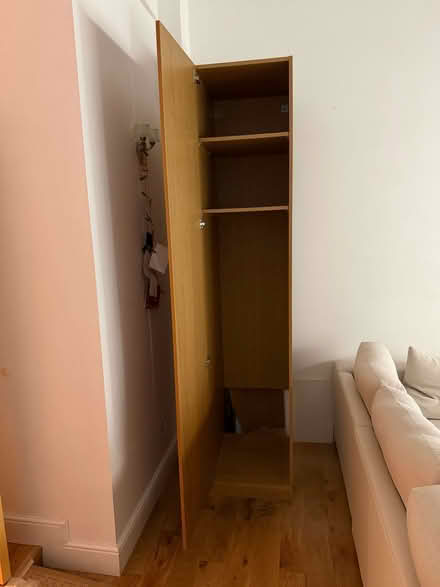 Photo of free Tall Narrow Storage Cabinet/Wardrobe (Fenchurch Street EC3N) #3