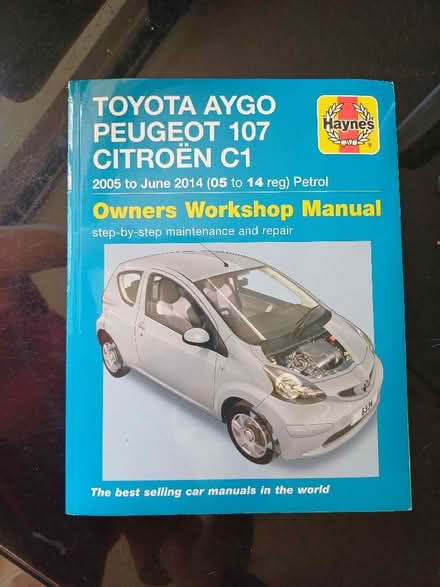 Photo of free Very little use, Haynes manual for aygo, 107, and C1 (Leeds LS13) #1