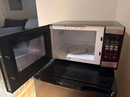 Photo of free Compact microwave (Off Lexington st in Waltham) #1