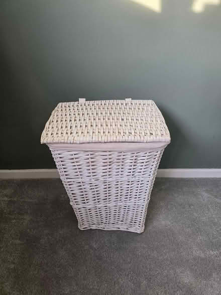 Photo of free White laundry basket (Hillsborough S6) #1