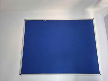 Photo of free Blue Viz-Pro noticeboard/pinboard (Sheering CM22) #1