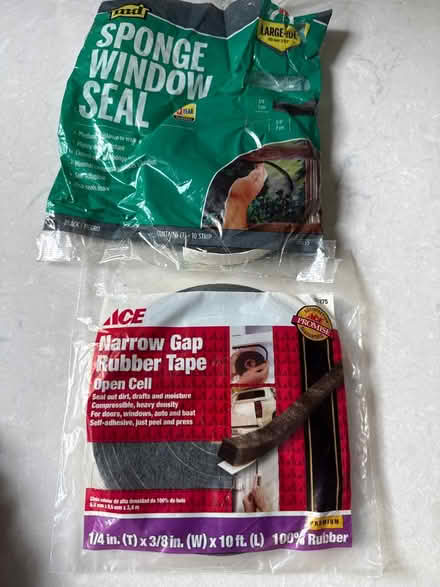 Photo of free Window & Gap Seal Tape (North Cleveland Park) #1