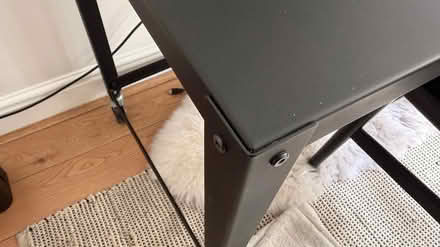 Photo of free Black metal desk (W24LY) #2