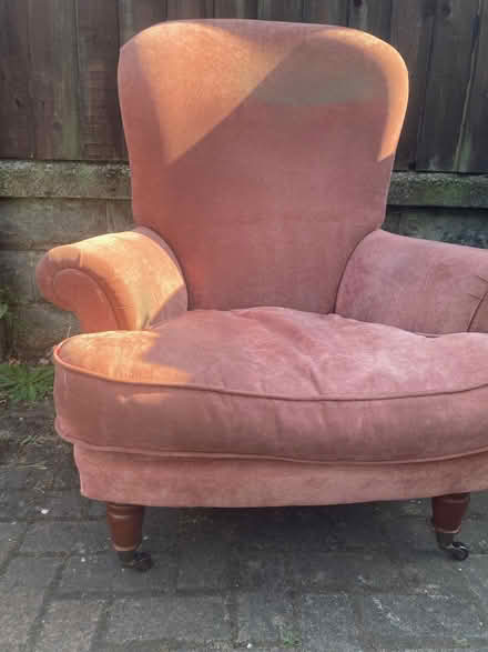 Photo of free Pink upholstered chair (Aigburth L19) #1
