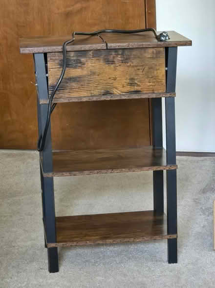 Photo of free End table with power plug in (Tigard) #1