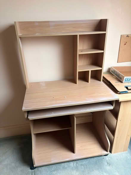 Photo of free Desk with shelves (Sutton Pools OX14) #1