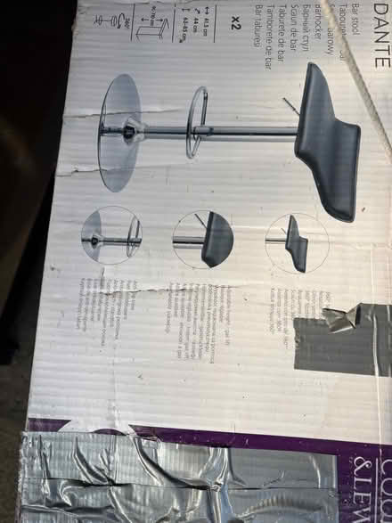 Photo of free Pair of barstools in box (Wealdstone HA3) #2