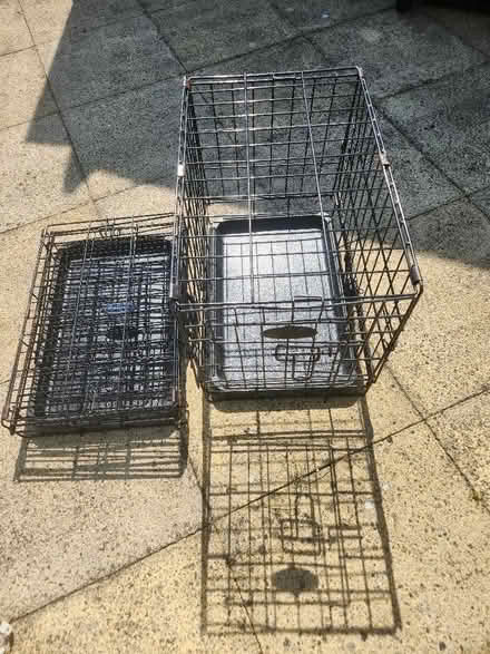 Photo of free 2 small dog crates (Glasson Dock LA2) #2
