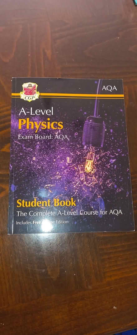 Photo of free AQA a level physics book (Barnard's Green WR14) #1