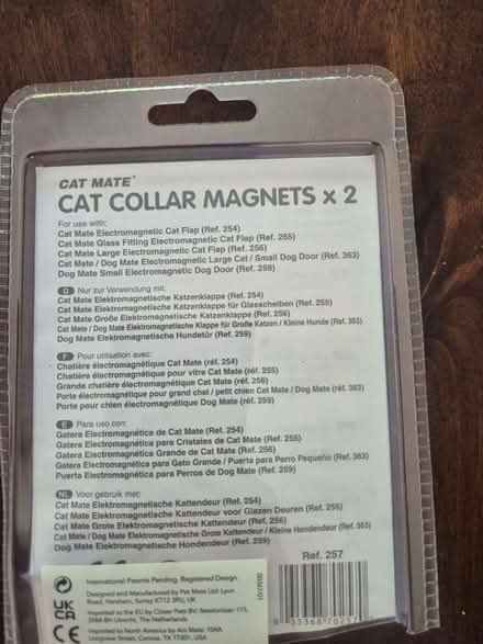 Photo of free Cat collar magnets for cat flap or small dog flap (Romford RM1) #2