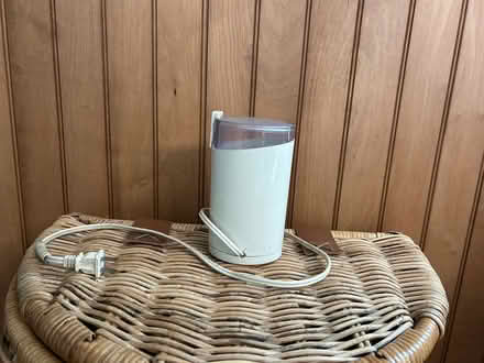 Photo of free white Krups coffee grinder (Swarthmore) #1