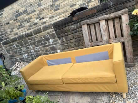 Photo of free IKEA Parup 3 Seater Sofa in Yellow (Saltaire BD18) #3