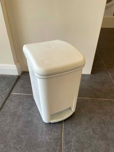 Photo of free Small white Pedal bin (The Fairway, Midhurst GU29) #1